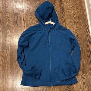 Athleta Blue Hoodie Sweatshirt